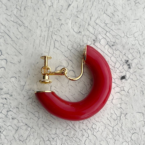 Big hoop earring